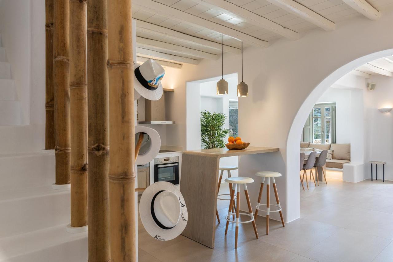 Mykonos Ag Villas In Ftelia Beach Exterior photo