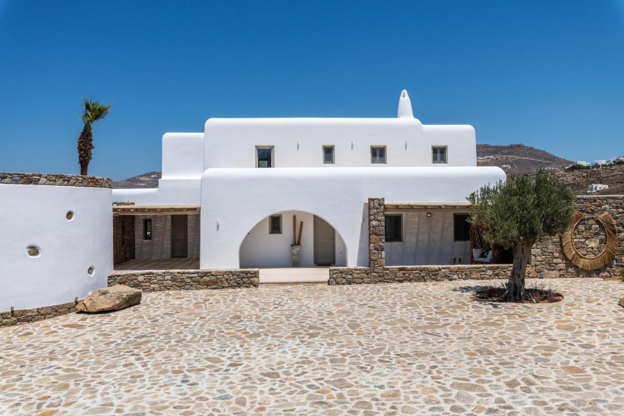 Mykonos Ag Villas In Ftelia Beach Exterior photo