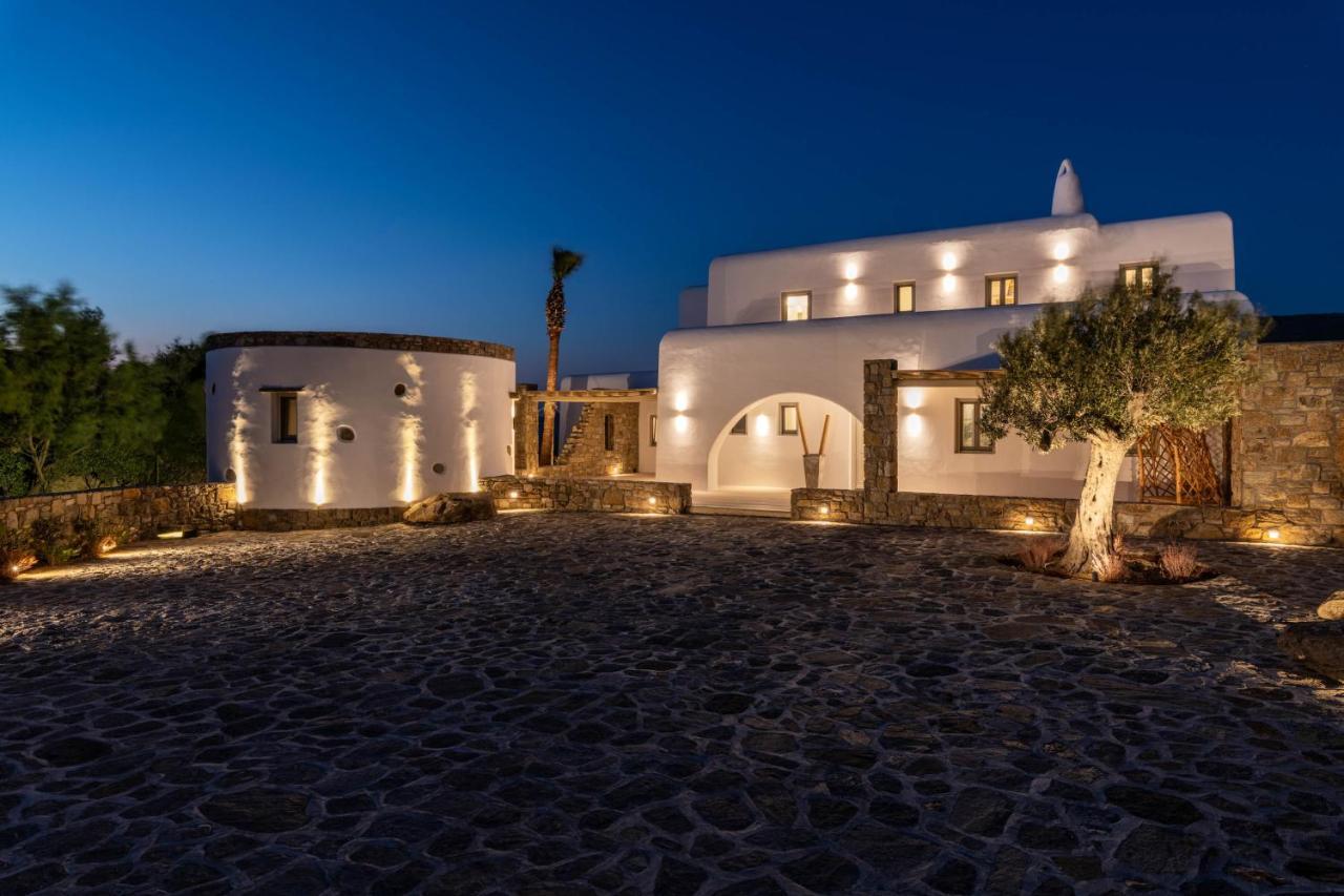 Mykonos Ag Villas In Ftelia Beach Exterior photo